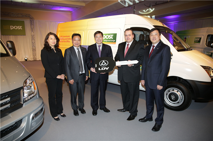 GA黄金甲大通260台V80交付爱尔兰国家邮政